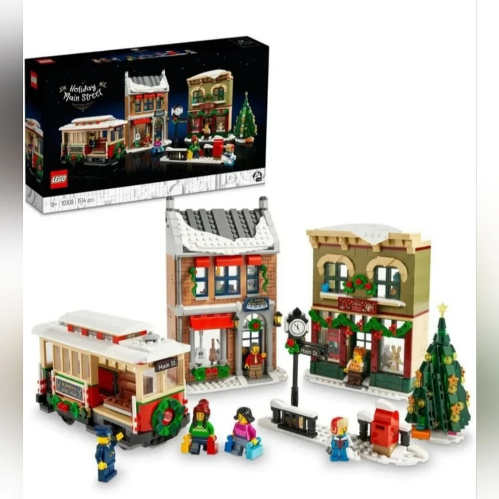 Lego 10308 Holiday Main Street Winter Village Collection NWT Building Toy Set